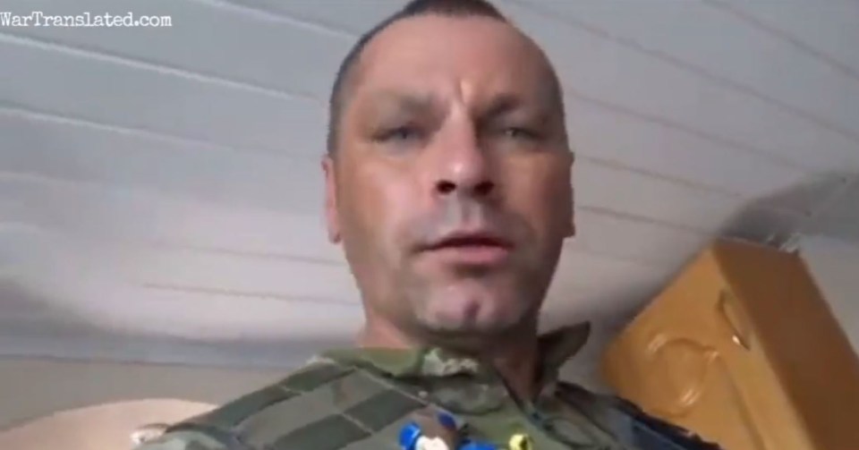 The brave Ukrainian soldier filmed a tutorial of how to defuse the deadly grenade