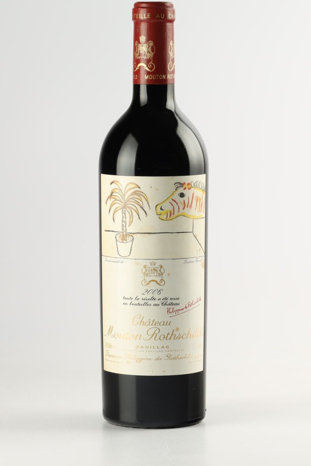 Victoria celebrated with a £490 bottle of Chateau Mouton Rothschild 2006