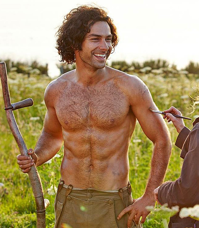 Poldark star Aidan Turner behind the scenes