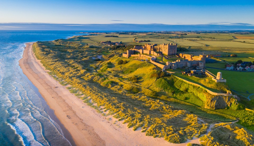 From more than 3,000 reviews Bamburgh was picked as the UK's favourite seaside destination