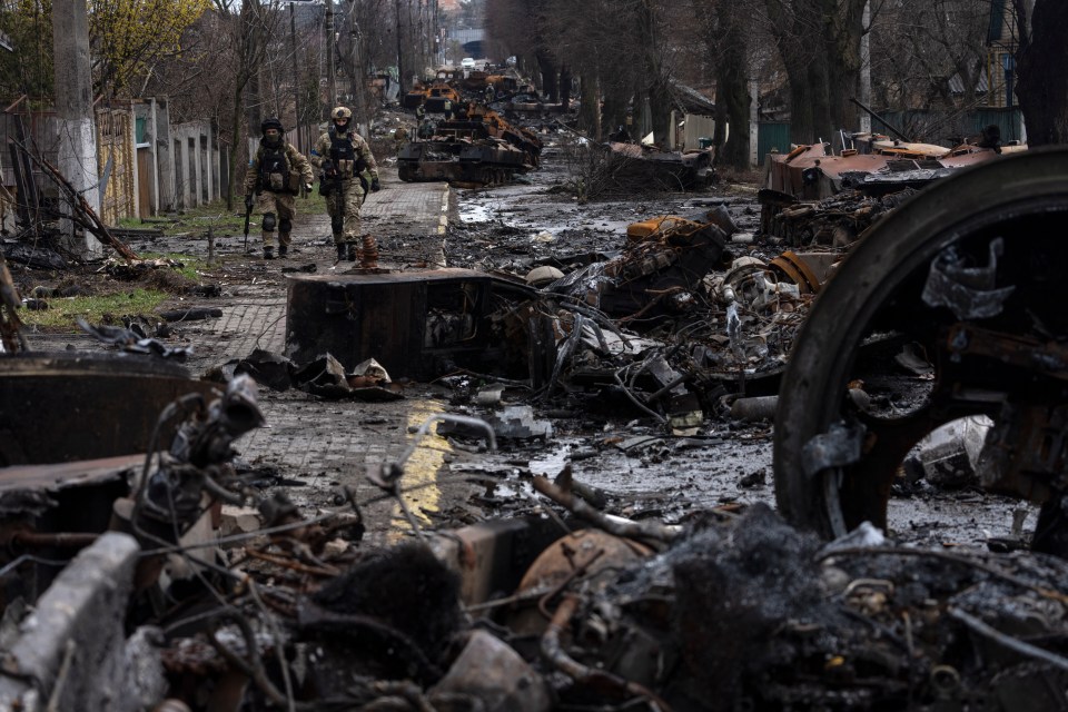 Russia has lost huge numbers of troops and large quantities of equipment in Ukraine