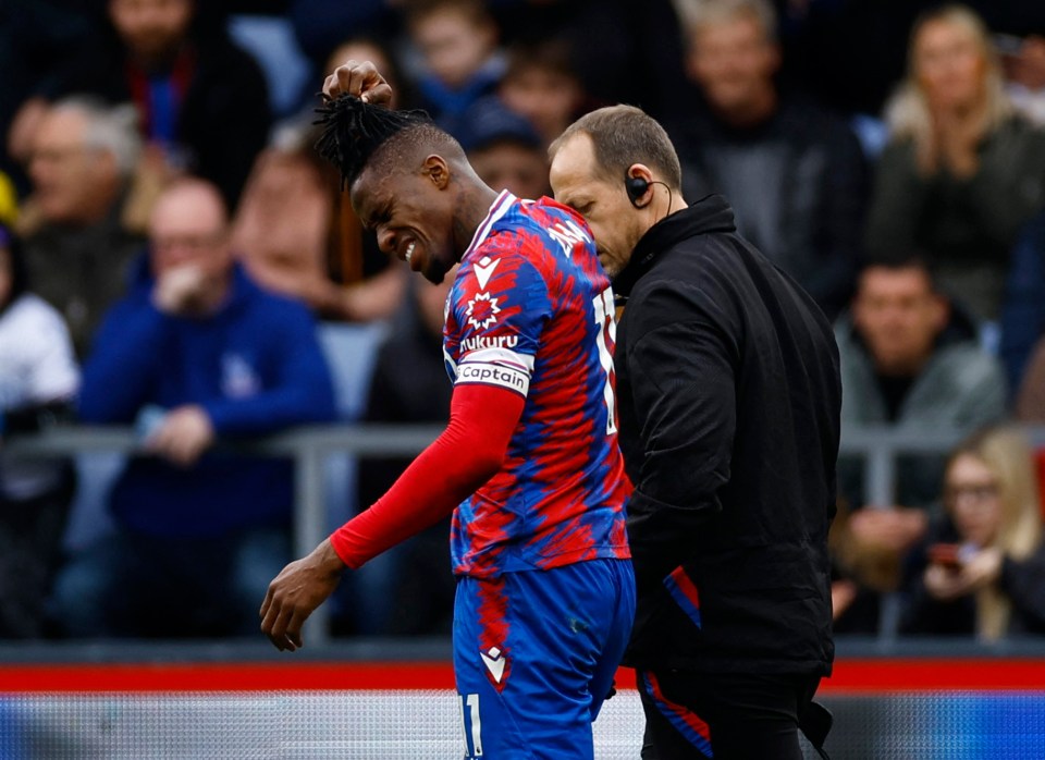 Zaha, 30, is out of contract at the end of the season