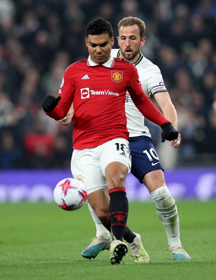 Man Utd fans are seemingly confident that Kane and Casemiro will be lining up on the same team next season