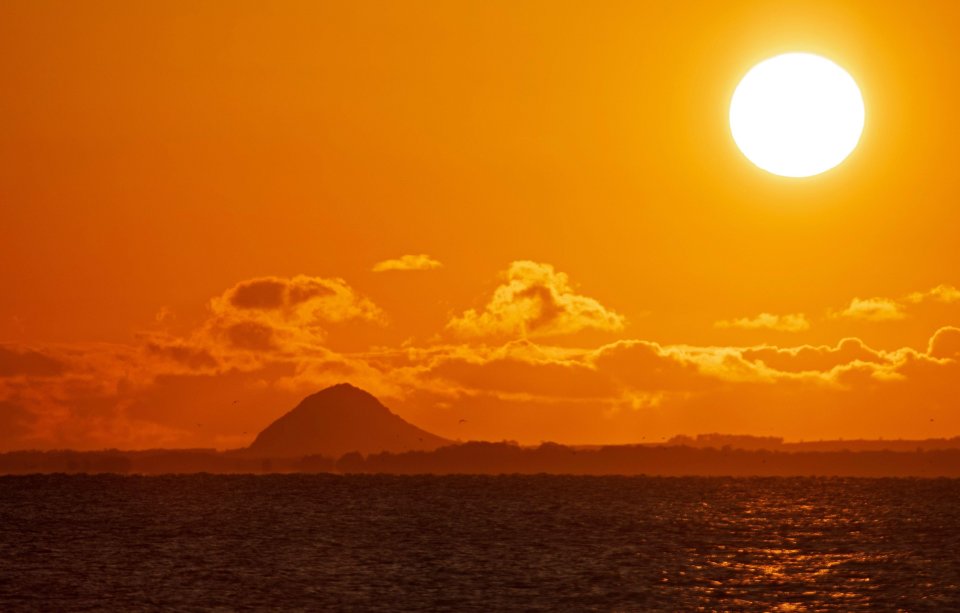 The sun over Edinburgh on Tuesday as Brits brace for warm weather this weekend