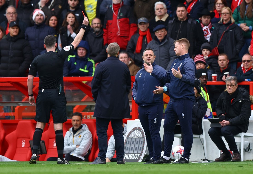 Chris Kavanagh was involved in another red-card storm