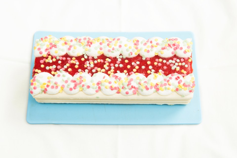 The Trifle Gateau Bar is super inviting with it’s cold sponge layers