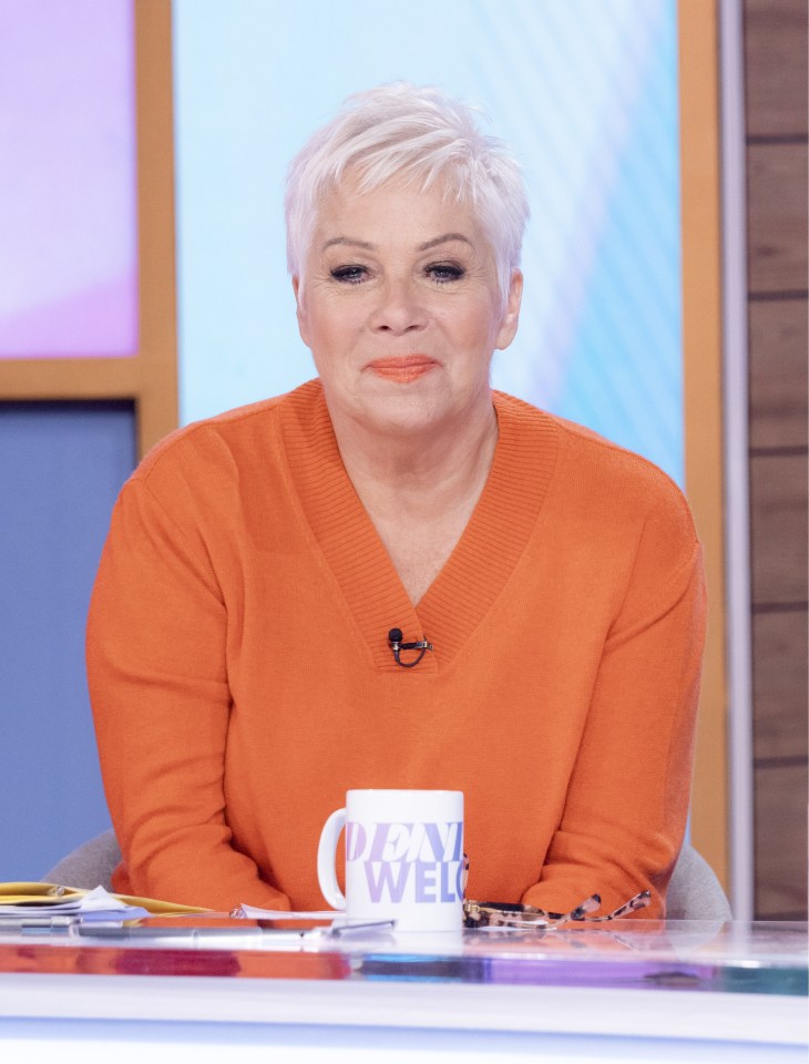 Denise sat on the panel during Loose Women