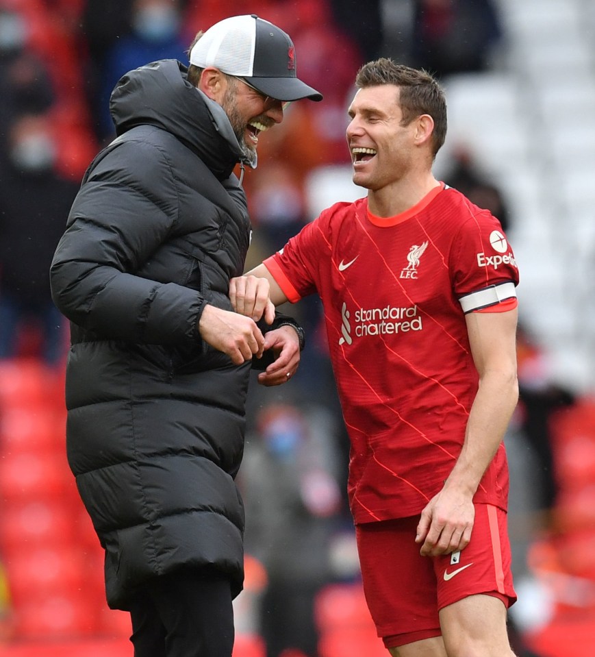 James Milner's successful stint under Jurgen Klopp at Liverpool could end in May