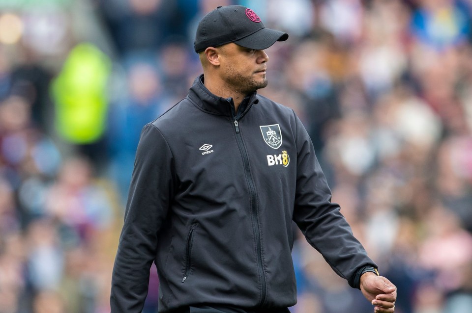 Vincent Kompany has told his backroom staff that he is staying at Turf Moor next season