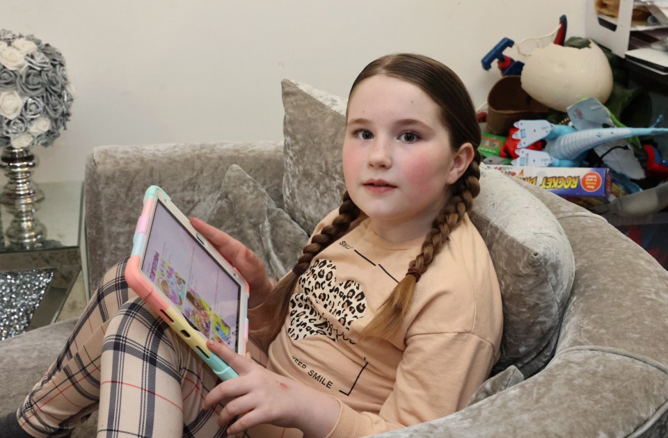 Ella-Rose prefers streaming apps to YouTube where there's frequently adverts