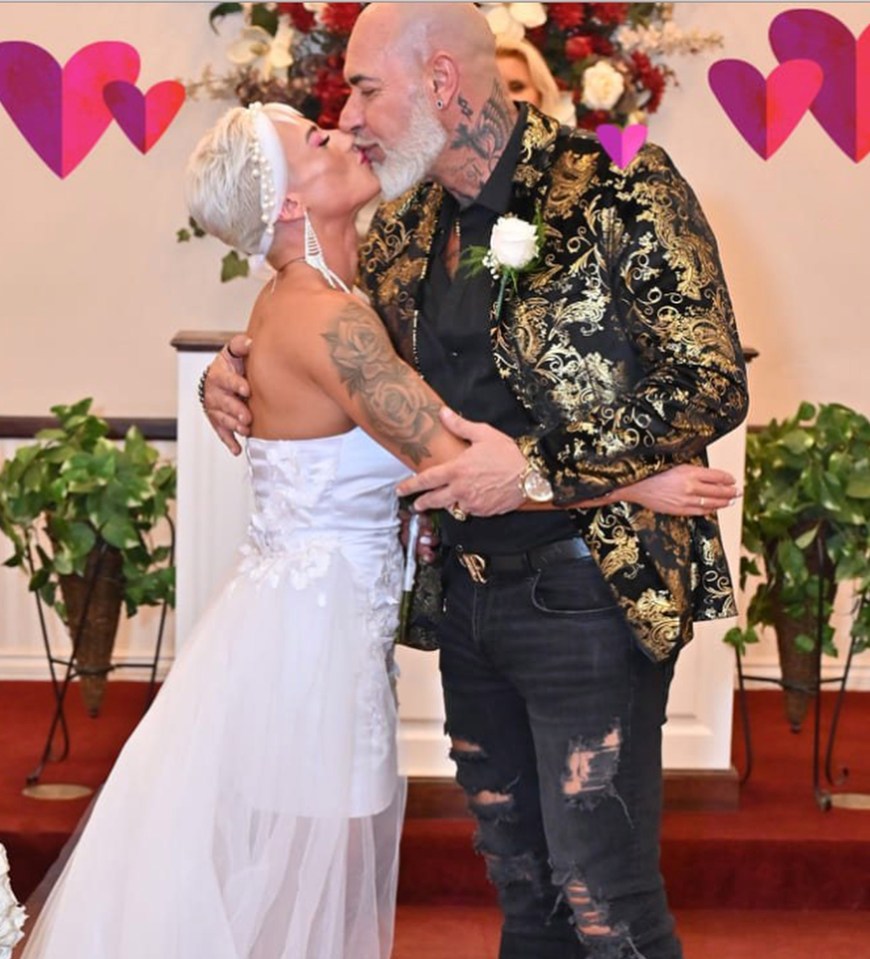 The pair had tied the knot in Las Vegas five months ago