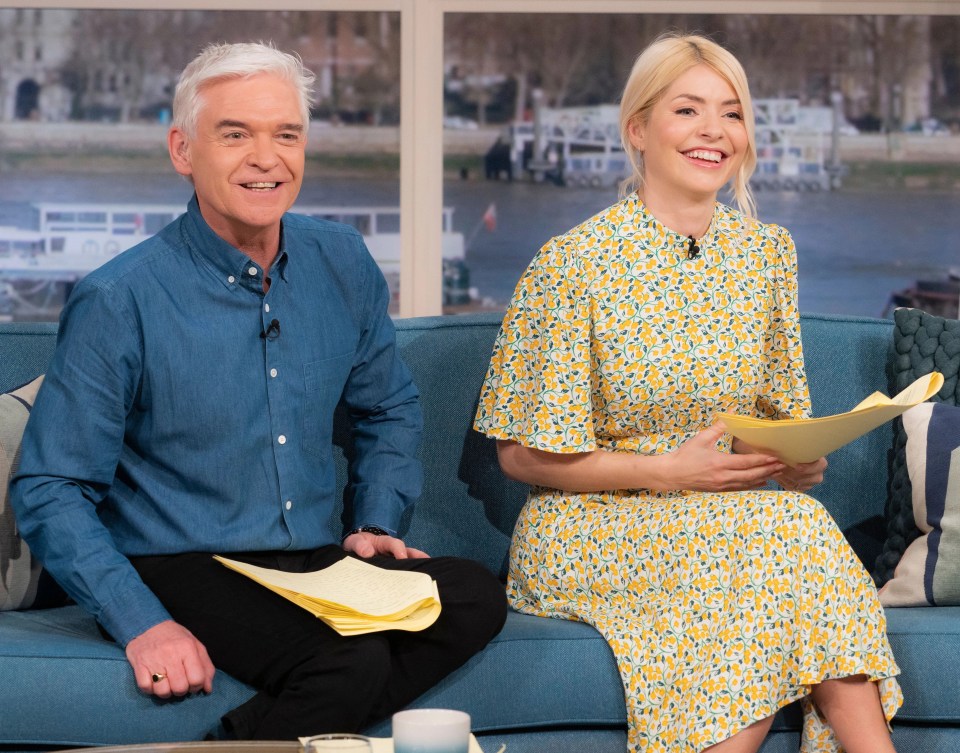 Phil and Holly on the This Morning sofa