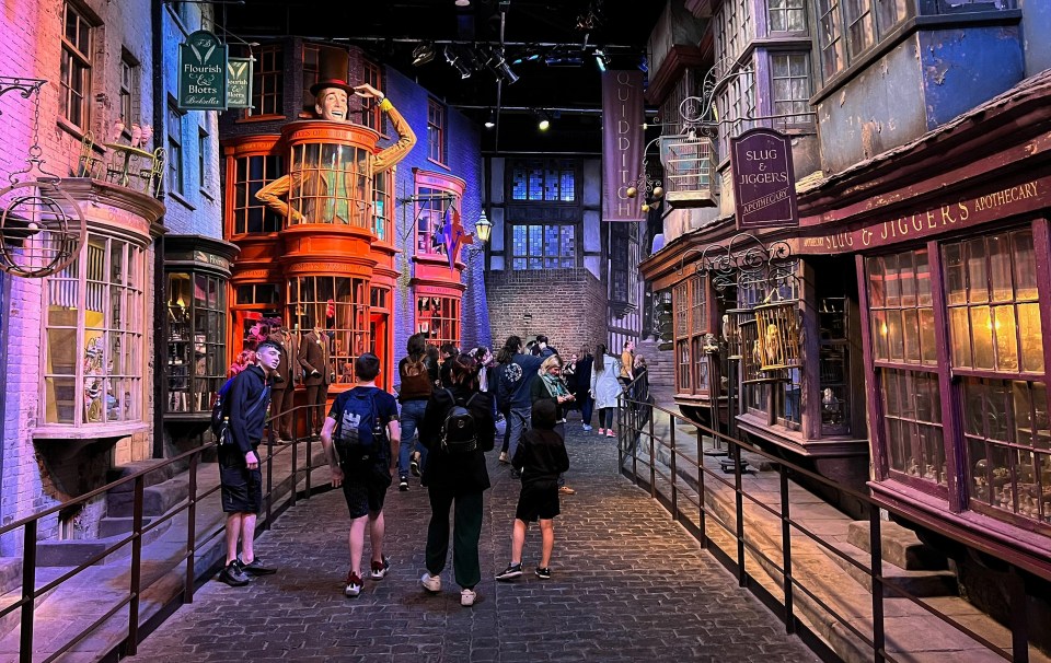 The Warner Bros. Studio Tour offers a unique opportunity to explore the magic of the iconic movie series