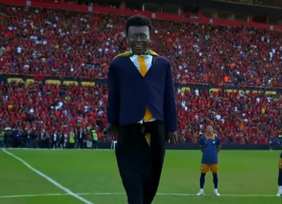 A giant Pele doll with a ‘hand for penis’ left fans traumatised