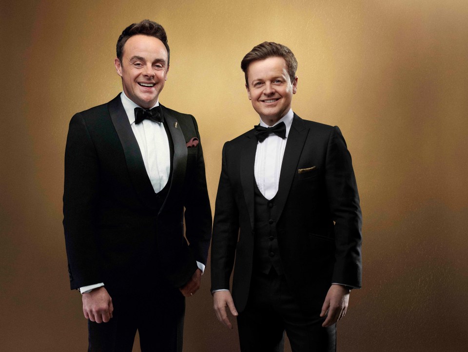 Ant and Dec couldn't resist making a gag at Simon's expense