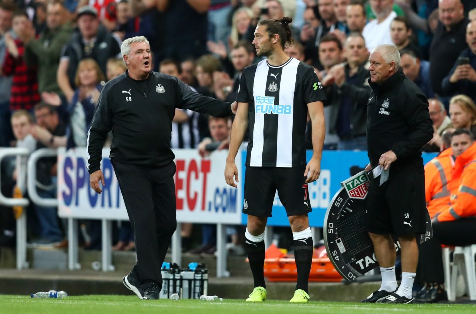 He insists that he had no serious fall-out with former boss Steve Bruce