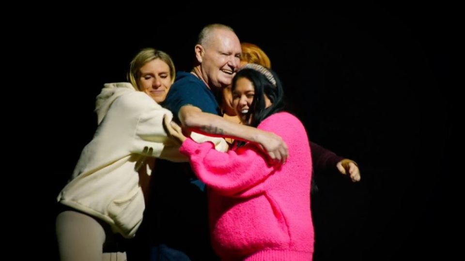 His co-stars rushed to congratulate him