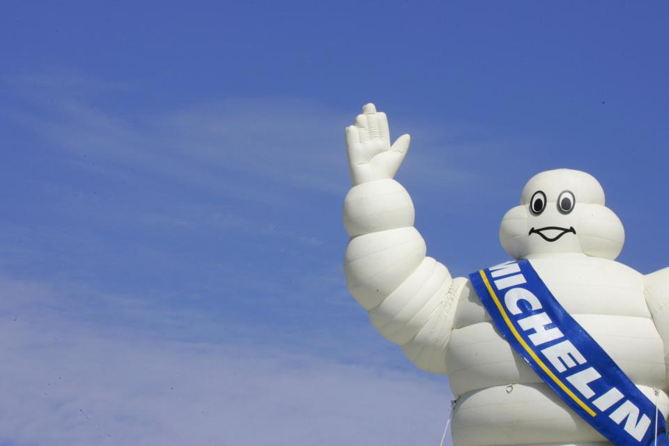 The Michelin man is white for a bizarre reason