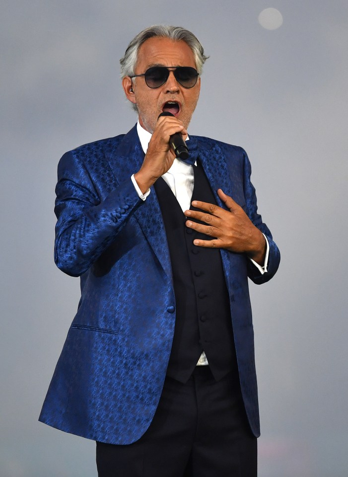 Andrea Bocelli says singing for The Queen was a great honour