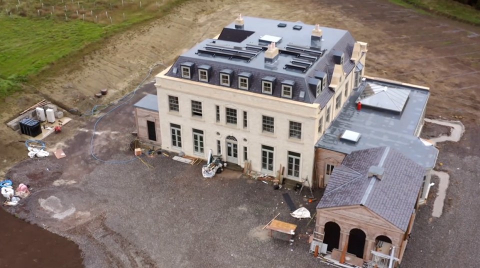 The family bought a £3 million mansion in the Somerset countryside