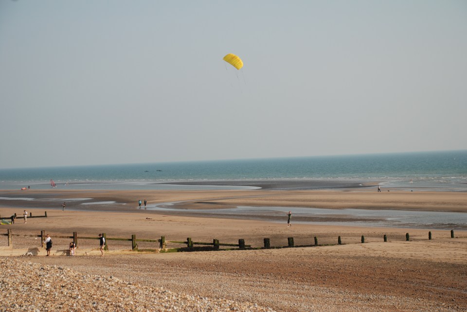 A beach in the UK is the warmest in spring