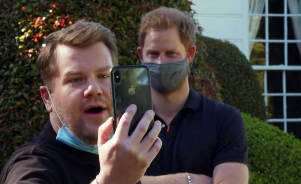 James Corden won't be drawn on Prince Harry and Meghan Markle as 'it's not fair'