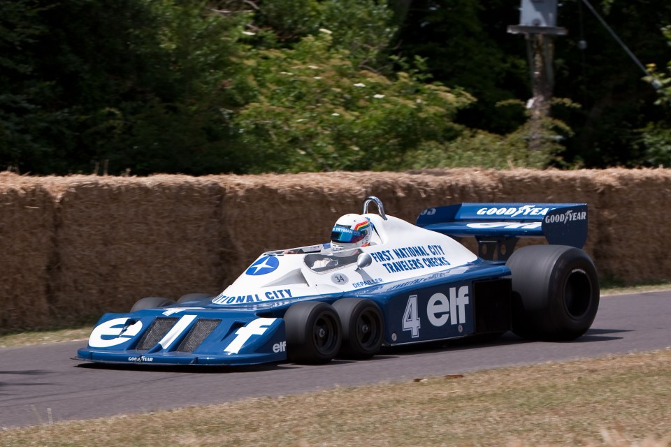 The six-wheel Tyrell P34 was based on a secret blueprint