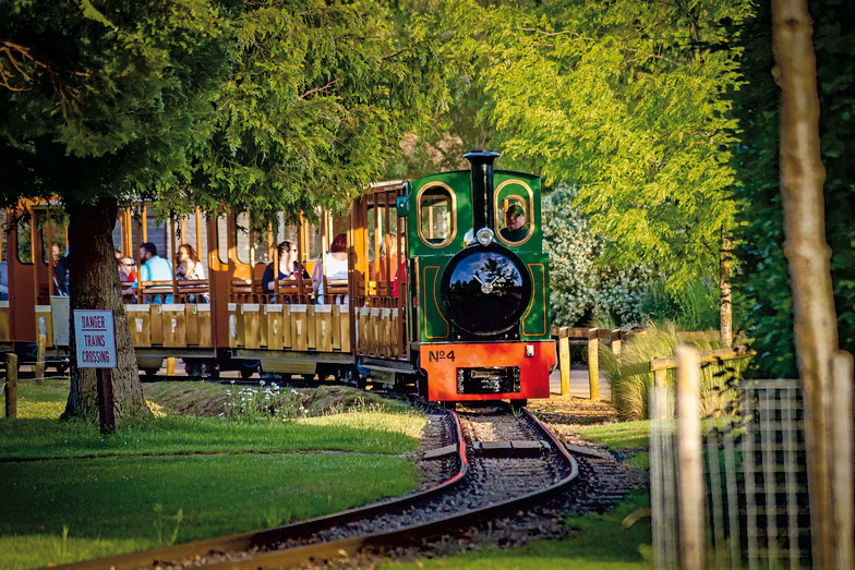 The miniature train ride is perfect for kids and costs just £2 per person