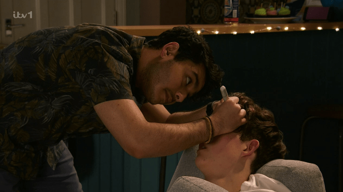 Corrie's Aadi got his revenge on Aaron