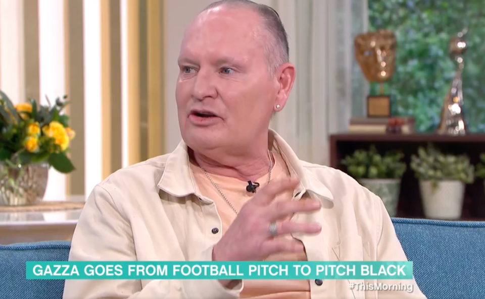 Paul Gascoigne hit out on This Morning today