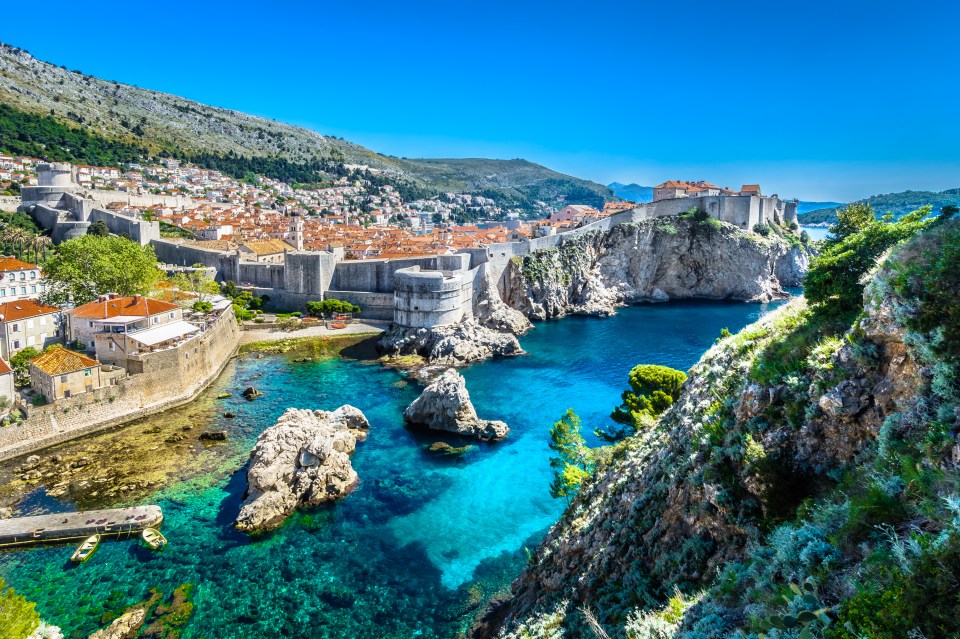 Croatia has gorgeous beaches and an average temperature of 26C