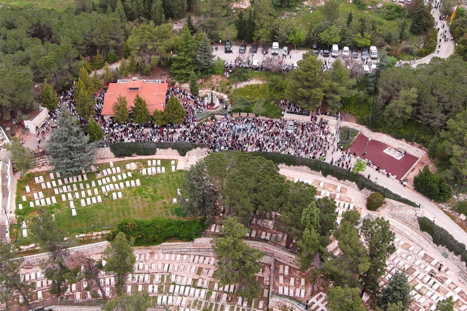 Friends and families of the girls attended their funeral