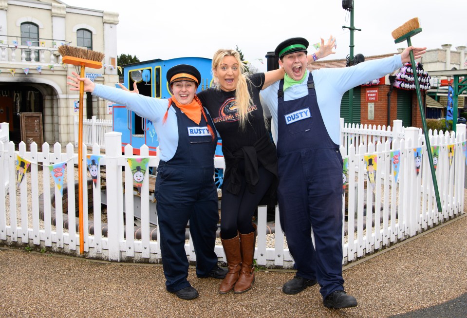 She headed to Thomas Land’s 15th anniversary celebrations at Drayton Manor Resort