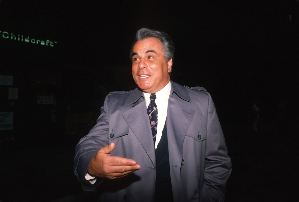 Notorious New York mafia boss John Gotti in 1990