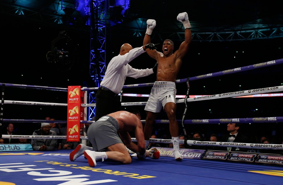 Anthony Joshua beat Wladimir Klitschko in April 2017