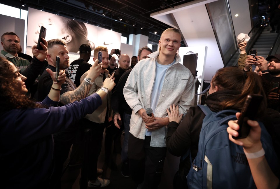 Erling Haaland most-recently went shopping with Isabel during a trip to London to celebrate signing a £20m deal with Nike