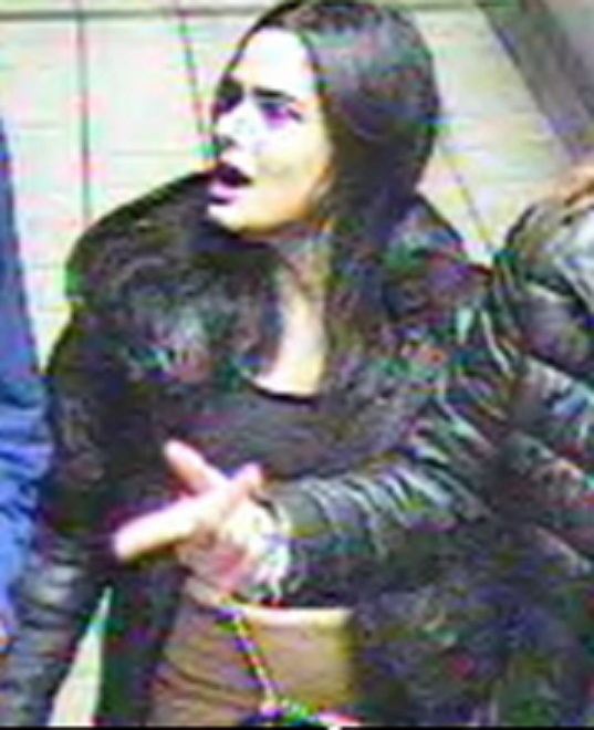 Officers would like to speak to this woman in relation with the incident at Euston Underground station