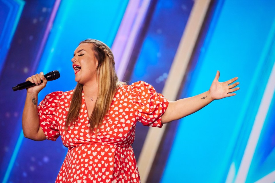 Amy Lou sailed through with four yes's from Simon Cowell and the judges on Saturday night's show