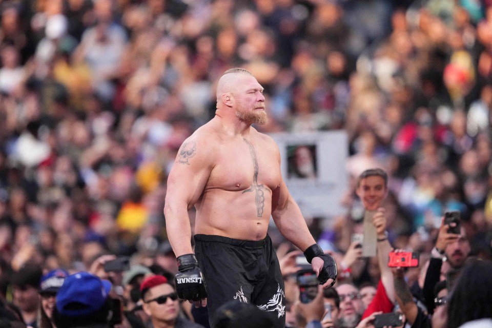 Brock Lesnar appeared to deny an imminent exit from WWE