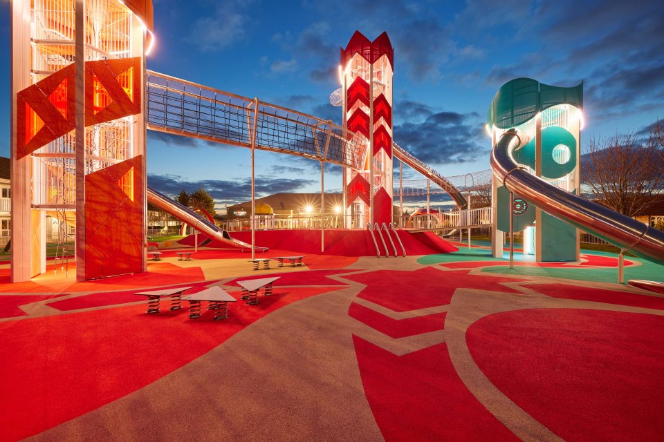 The park has been designed to be accessible for children of all abilities