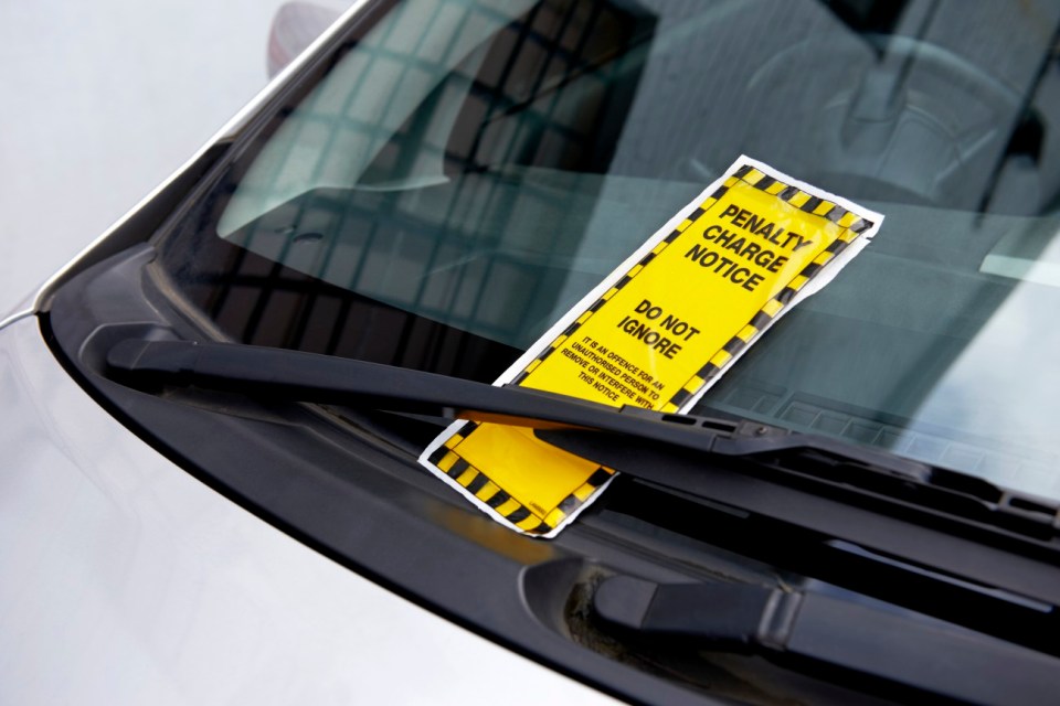 A woman was fined £85 for making a simple parking error