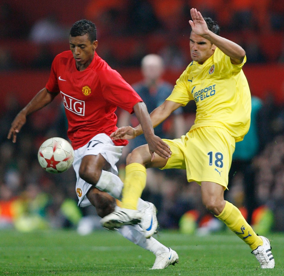 Nani played over 200 games for the Red Devils