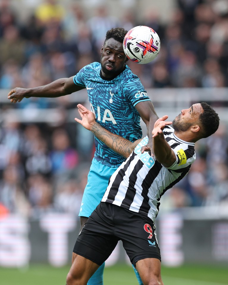 Spurs were forced to tun to Davinson Sanchez after just 23 minutes