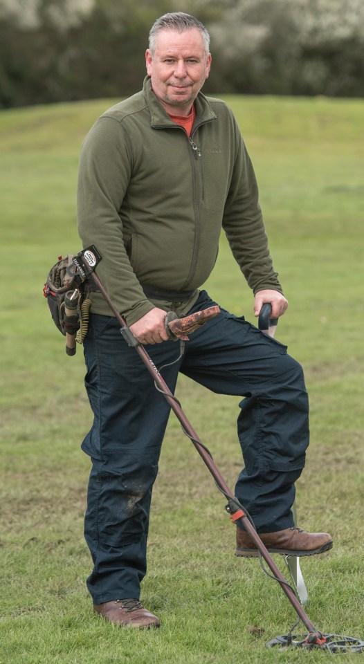 Dean Young dug up a jewel-encrusted ancient artefact in an Essex field