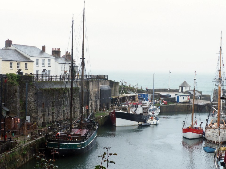 Charlestown, near St Austell, Cornwall is a popular tourist location