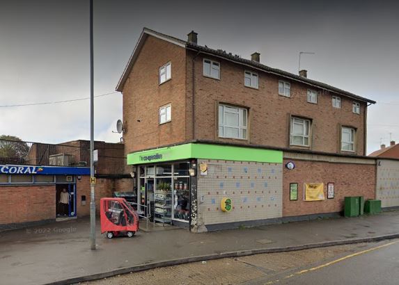 Four staff at the Co-op in Corby were taken to hospital