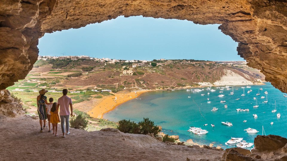 Explore car-free Comino on foot