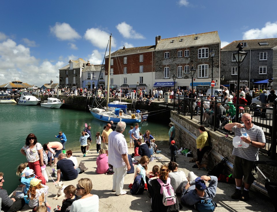 The town is full to bursting in summer months