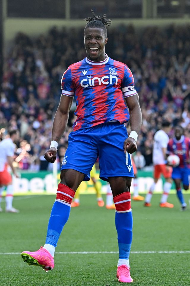 Zaha scored on his return from injury