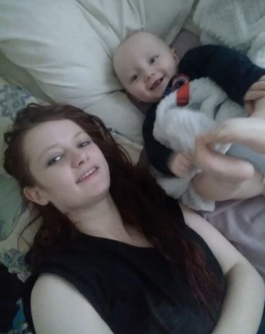 Little Finley Boden died just 39 days after being handed back to his drug-addict mum Shannon Marsden, pictured, and her partner Stephen Boden